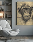 Canvas - Monkey drawing