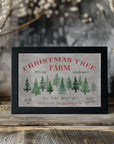 Plakat - Christmas tree farm sign