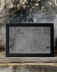 Plakat - Gray vintage map of Berlin in Germany