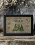 Poster - Vintage Christmas tree farm (1)