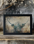 Plakat - Cow Highland Illustration Art 02