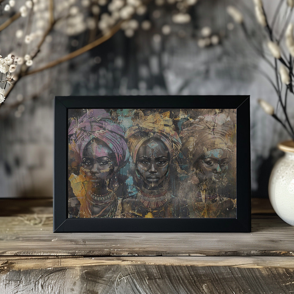 Plakat - African Art Illustration Wallart 012