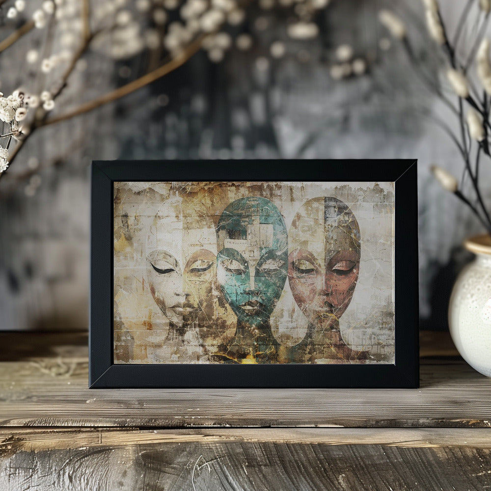 Plakat - African Art Illustration Wallart 039