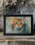 Plakat - Cat Animal Vintage Art Illustration Wallart 02