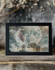 Plakat - Elephant Animal Vintage Art Illustration Wallart 05