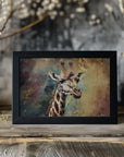 Plakat - Giraffe Animal Vintage Art Illustration Wallart 06