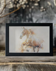 Plakat - Horse Animal Vintage Art Illustration Wallart 07