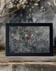 Poster - Tiger Animal Vintage Art Illustration Wallart 01