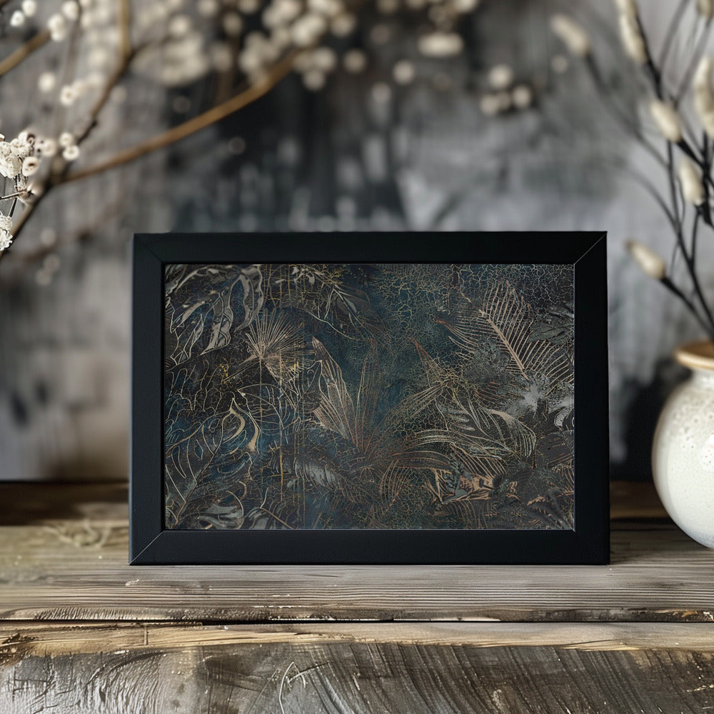 Plakat - Jungle Leaves Art Illustration Wallart 07