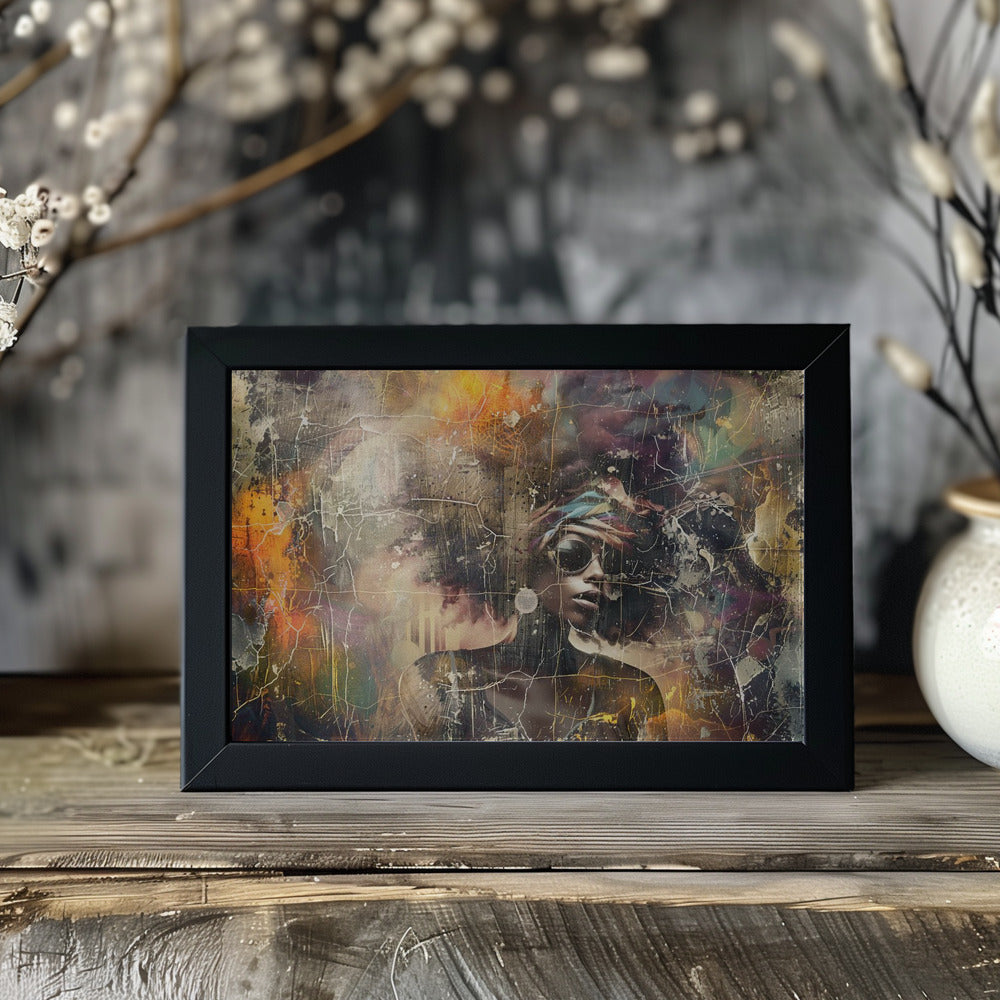 Poster - Woman Portrait Abstract Art Illustration Wallart 29