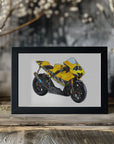 Poster - Motorbike Yellow