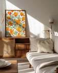 Plakat - Watercolor California poppies