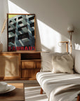 Plakat - Bauhaus Dessau architecture in vintage magazine style VIII