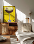 Plakat - Espresso Martini Buttercup Yellow