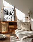 Plakat - Reindeer head