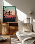 Plakat - Sunset Grass Fileld 01