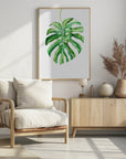 Plakat - Monstera leaf