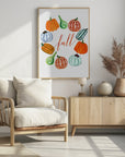 Plakat - Fall pumkins