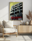 Plakat - Bauhaus Dessau architecture in vintage magazine style VIII