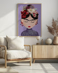 Plakat - Frida (Purple)