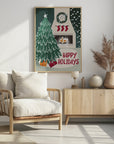 Plakat - Cozy retro interior