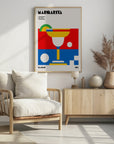 Plakat - Margarita Bauhaus Cocktail