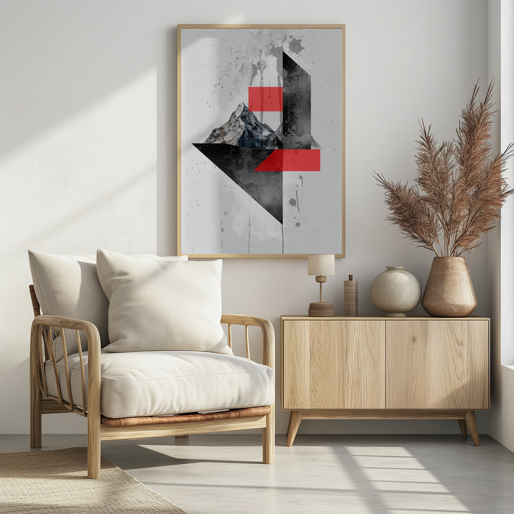 Plakat - Geometric Vintage Art 08