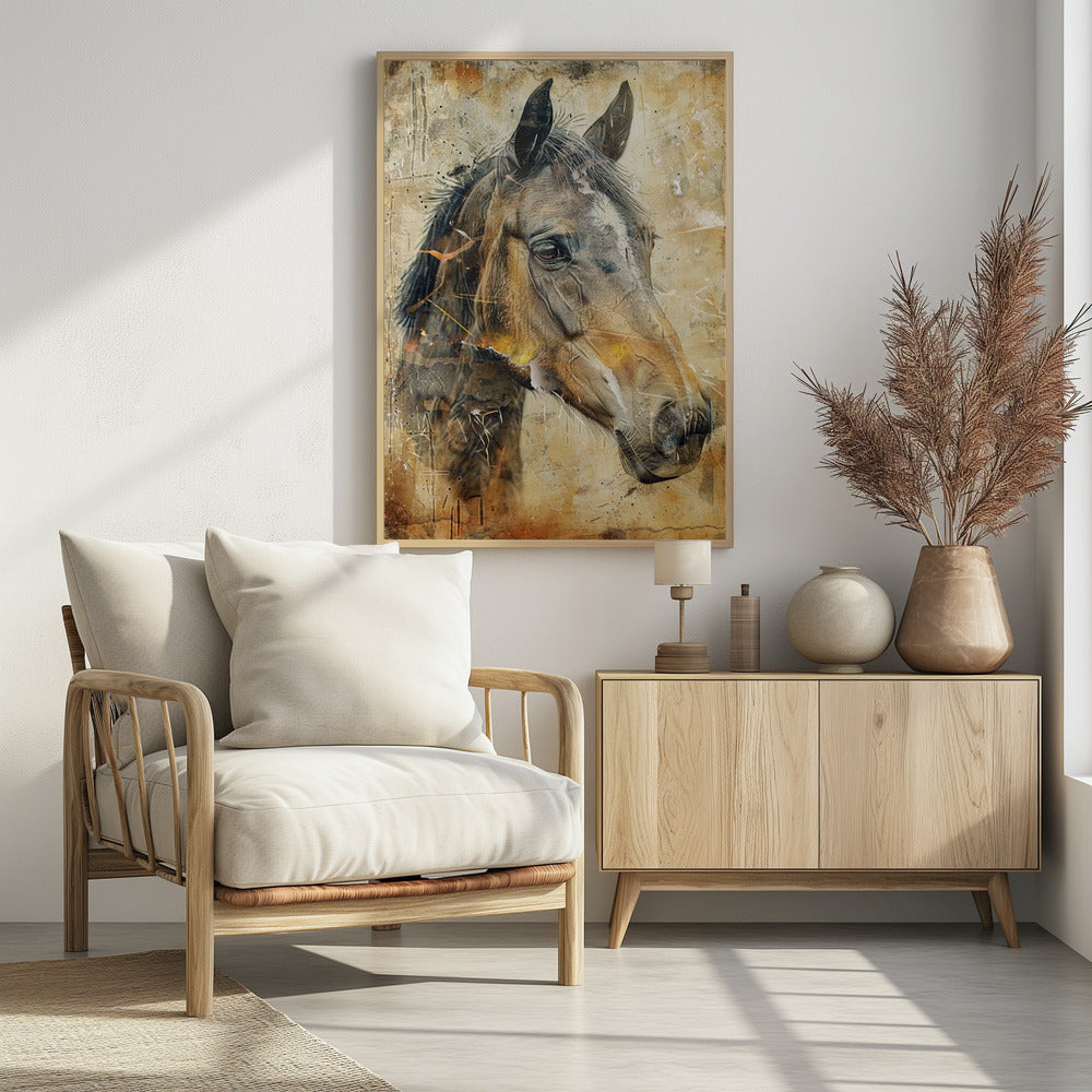 Poster - Horse Illustration 07