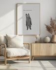 Plakat - Cat wants Dinner - funny cat art