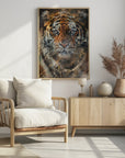 Poster - Tiger Animal Vintage Art Illustration Wallart 04