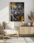 Plakat - Tiger Animal Vintage Art Illustration Wallart 07