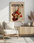 Plakat - Babes of Bourbon Vol 13 Rum Drinking Pinup Girl Art