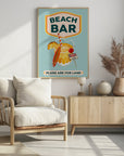 Plakat - Beach Bar Summer Tropical Cocktail Bar Art