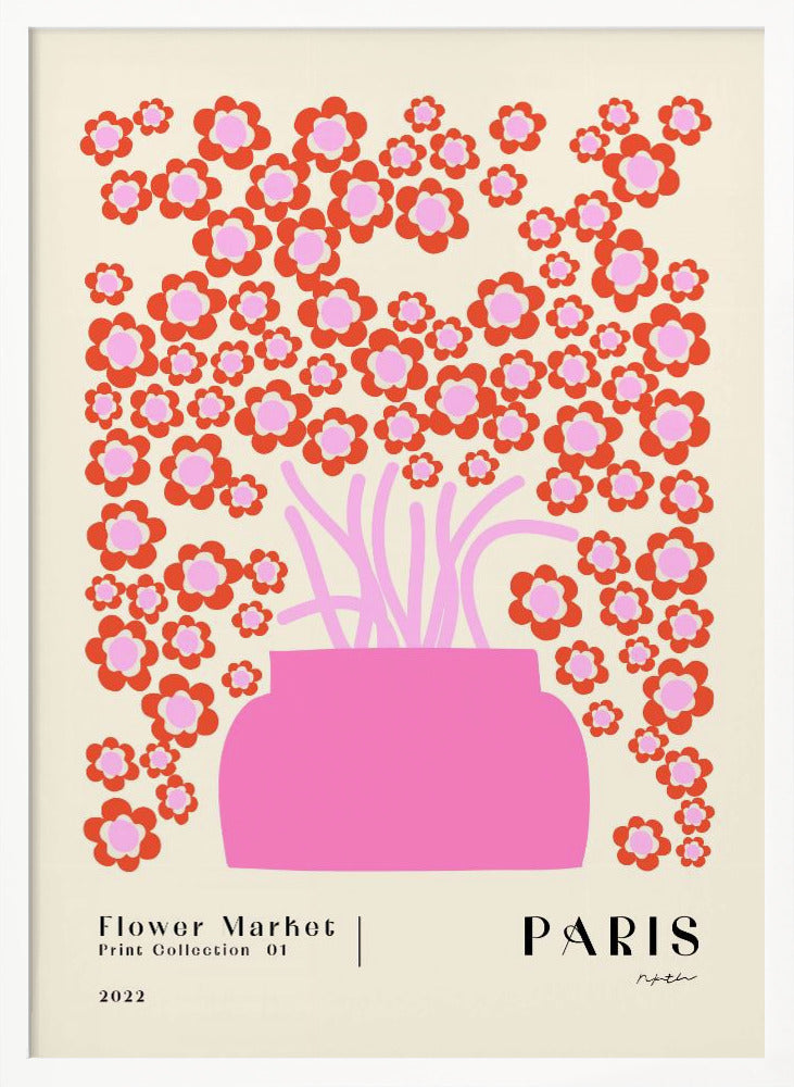 Plakat - Flower Market. Paris