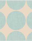 Akustik - Modern Baby Blue Retro Spheres-Mid Century Modern