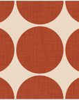 Akustik - Modern Rust Red Retro Spheres-Mid Century Modern