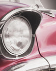 Plakat - American classic car Bel Air 1957 Headlight