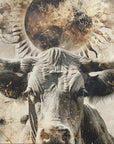 Plakat - Cow Animal Vintage Art Illustration Wallart 04