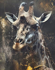 Plakat - Giraffe Animal Vintage Art Illustration Wallart 08