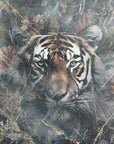 Poster - Tiger Animal Vintage Art Illustration Wallart 01