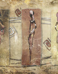 Plakat - African Sahara Art Vintage Style 3