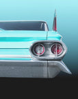 Plakat - US classic car 1961 Sedan Deville