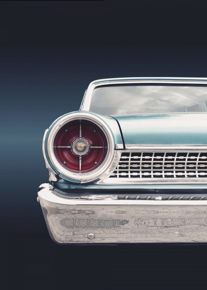 Poster - US classic car 1963 Galaxie