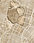 Poster - Sepia map of Tokyo