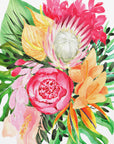 Plakat - Celia tropical bouquet