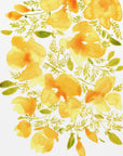 Plakat - Watercolor California poppies quad 3