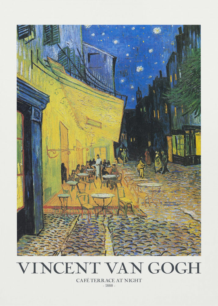 Plakat - Café Terrace At Night