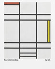 Plakat - Composition in White, Red, and Yellow 1936