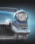 Plakat - American classic car Eldorado Seville 1957 headlight