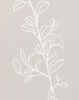 Plakat - Garran branch with leaves in beige